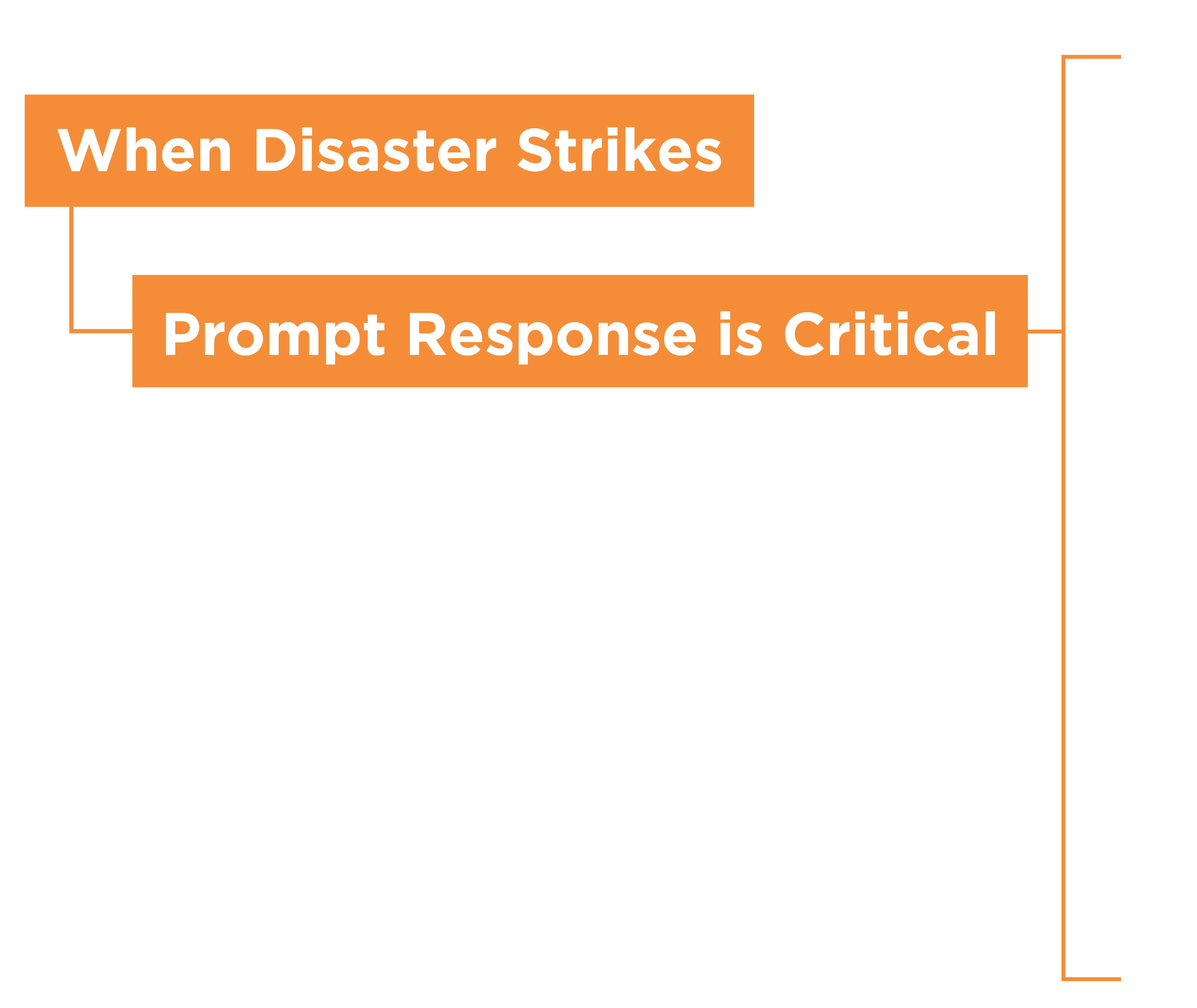 when disaster strikes prompt response is critical