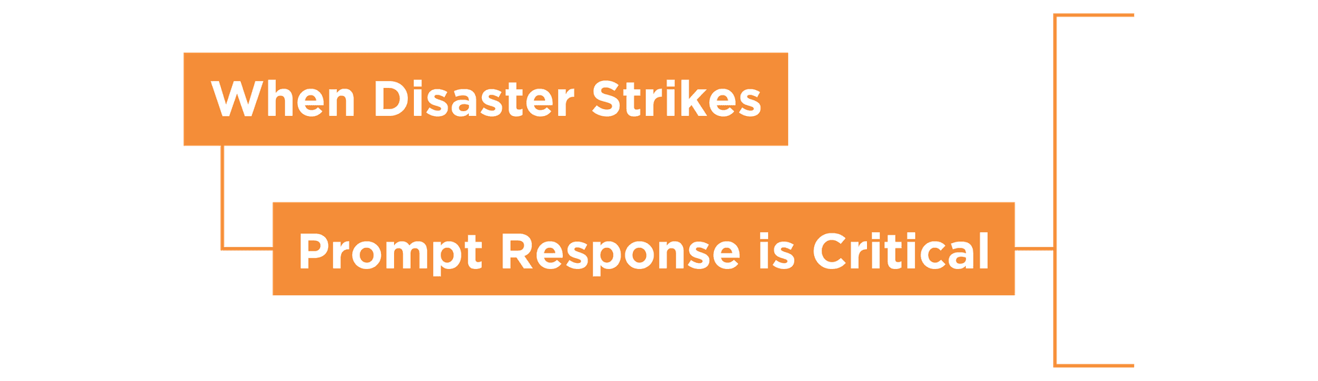 when disaster strikes prompt response is critical