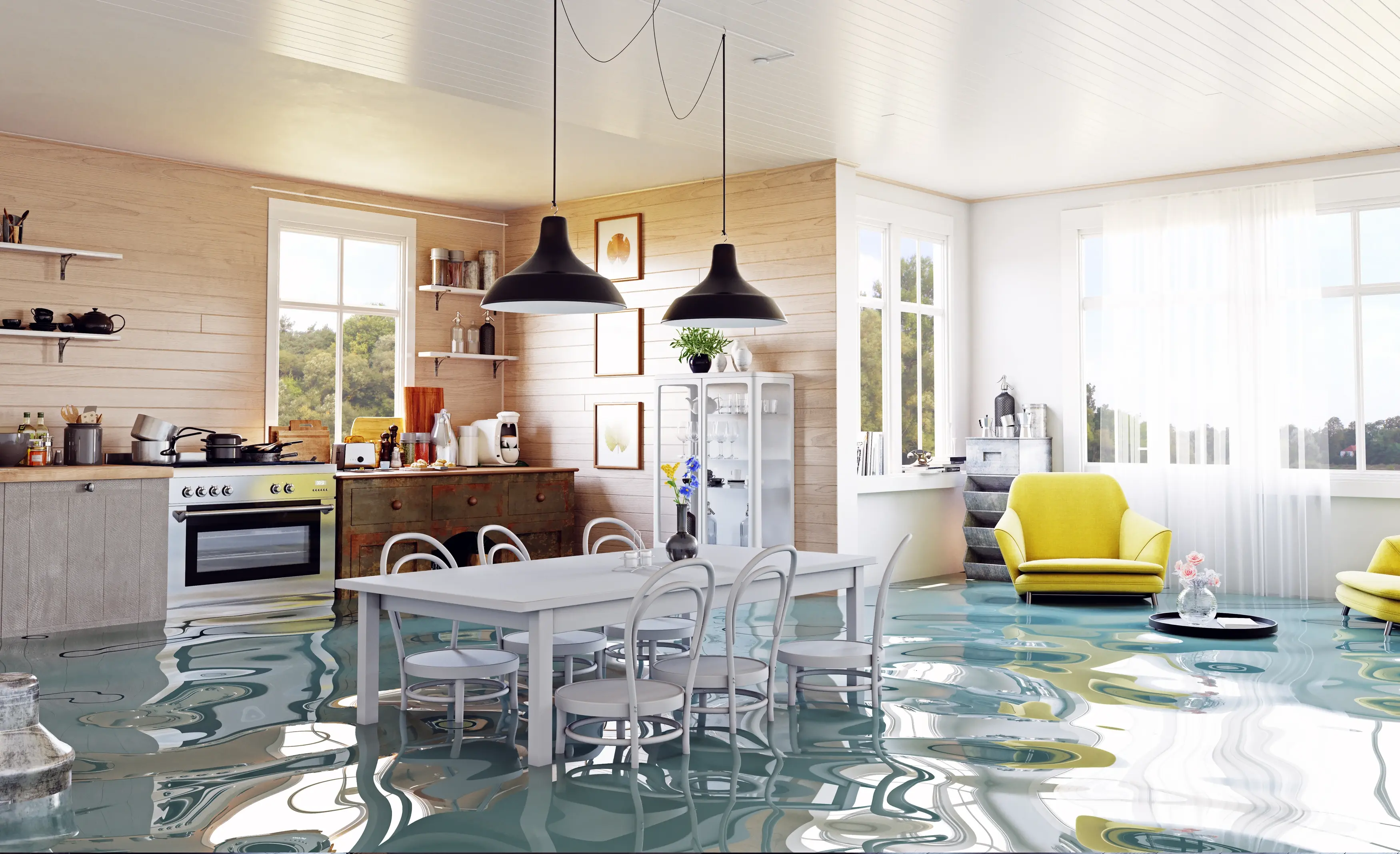 Flooded Kitchen