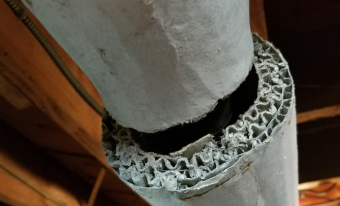 Asbestos Pipe Wrap Insulation