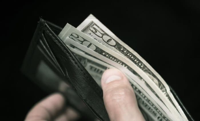 Money in wallet