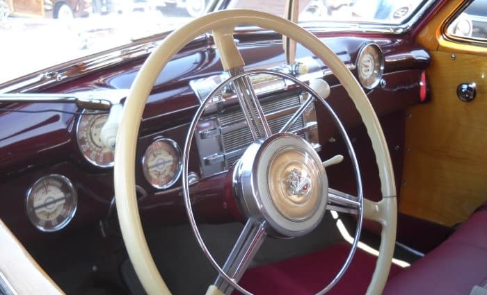 Classic car interior