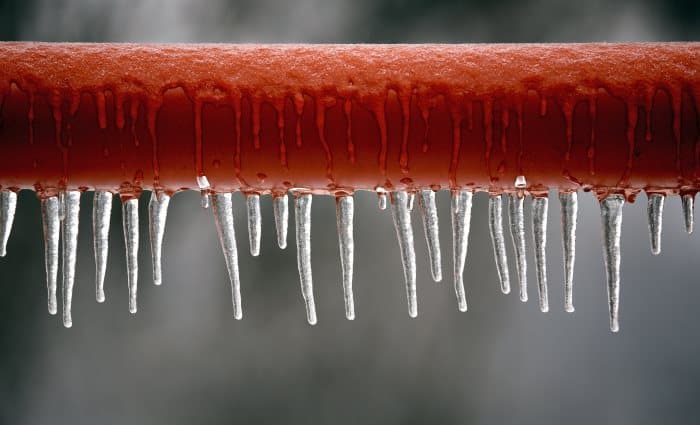 Frozen pipe