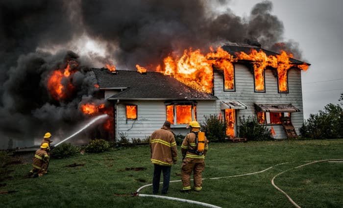 House on fire