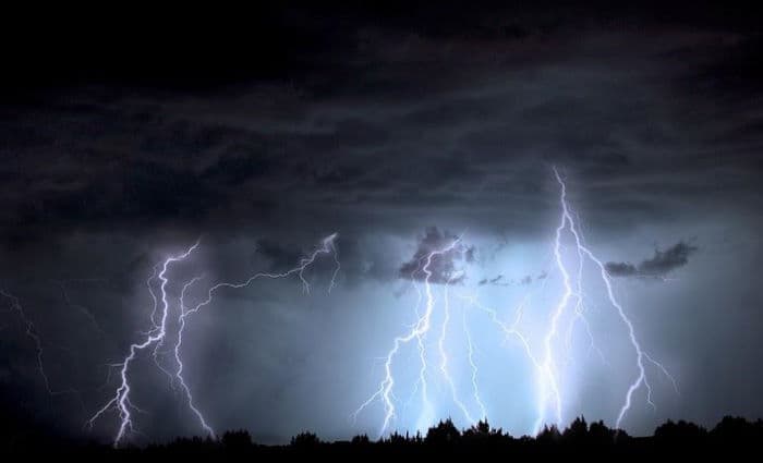 Storm and lightning
