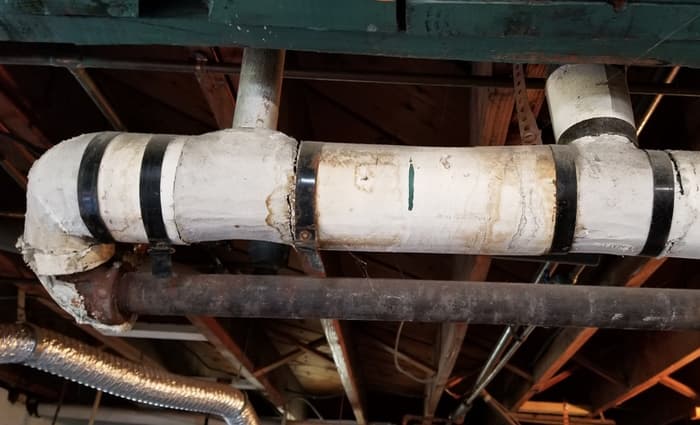 Asbestos Pipe Wrap Insulation / Asbestos Abatement